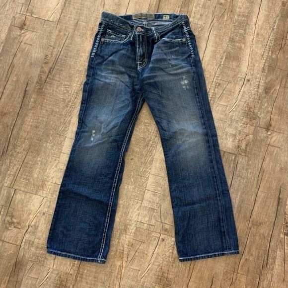 Mens Buckle BKE Denim Carter Blue Jeans 31x 30 Cowboy Western Attire - Picture 2 of 6